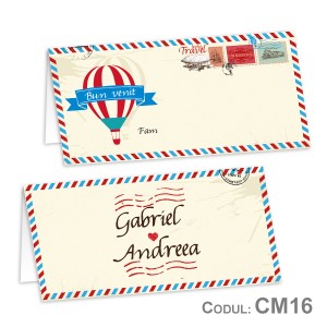 Place Card nunta CM16